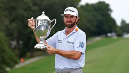 Cameron Young cruises to his 1st PGA Tour win at Wyndham Championship