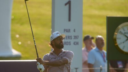 Akshay Bhatia leads the way
