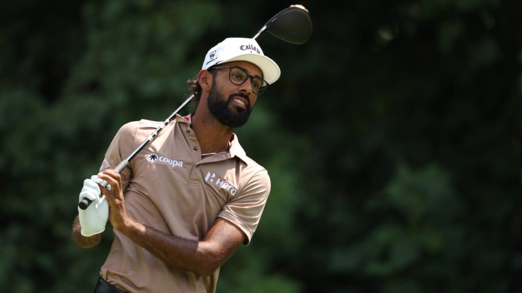 Akshay Bhatia makes hole-out eagle then ace at BMW Championship
