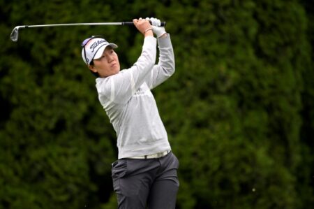 Lee5 leads Evian champ Kim at LPGA Portland Classic