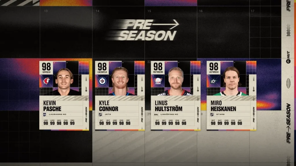 New Pre-Season Base Cards In NHL 25 HUT