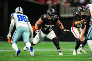 Falcons place RT Kaleb McGary on season-ending IR, lose blindside protector for lefty QB Michael Penix Jr.
