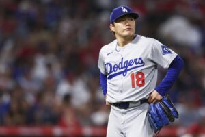 Yoshinobu Yamamoto rocked by Zach Neto and Angels as Dodgers’ NL West lead falls to 1