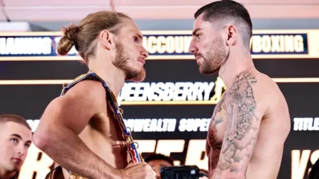Jack Rafferty vs Mark Chamberlain weigh-in results, running order, ringwalk times