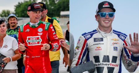 Kevin Harvick reacts to emotional shoutout from Connor Zilisch after NASCAR Cup Series news