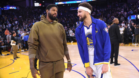 Pat Beverley makes bold Klay Thompson, Paul George parallel – NBC Sports Bay Area & California