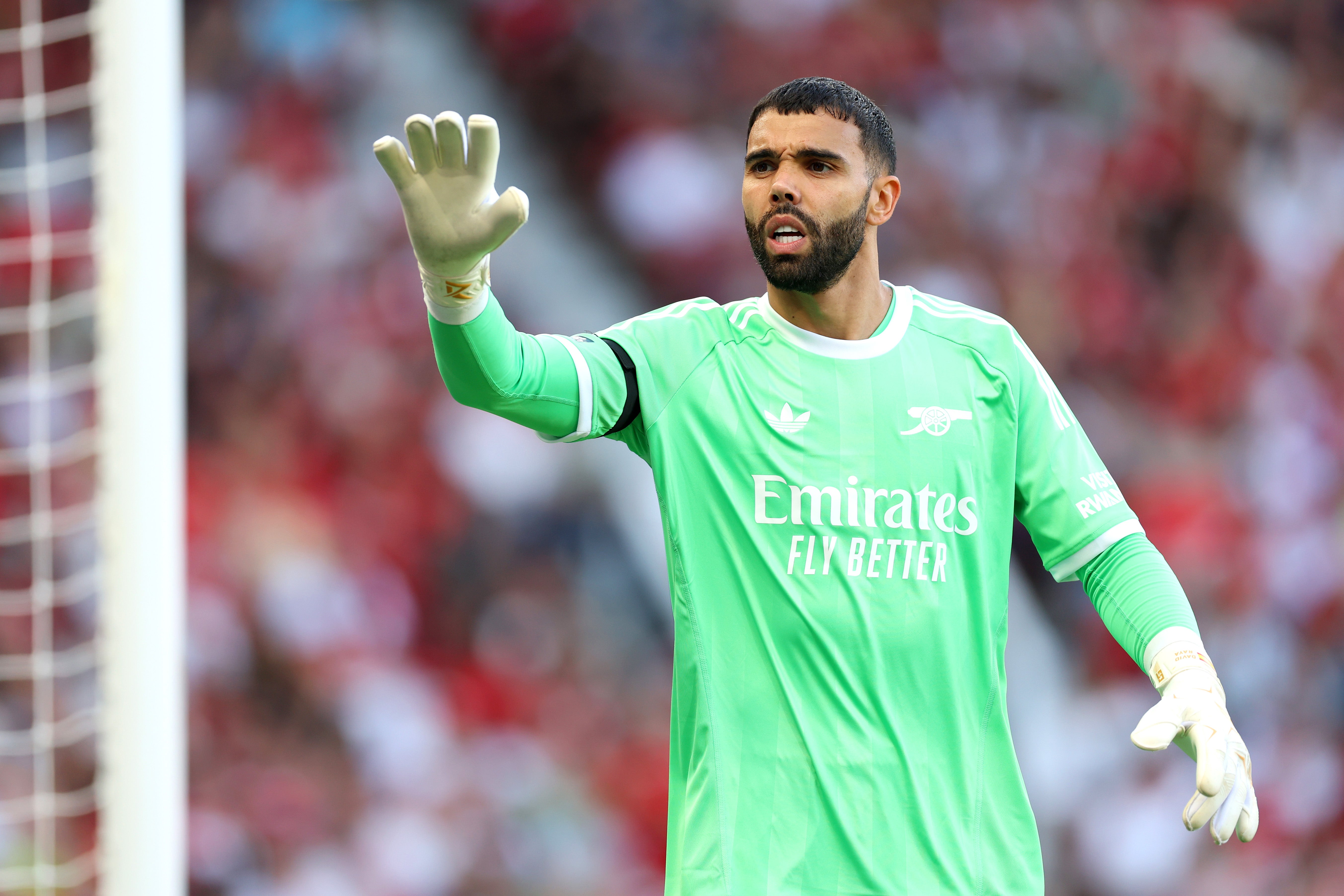 Raya made seven saves, the most of any Premier League goalkeeper this weekend