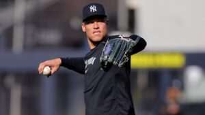 Yankees’ Aaron Judge takes ‘good step forward’ towards potential outfield return