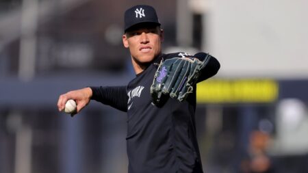 Yankees’ Aaron Judge takes ‘good step forward’ towards potential outfield return