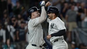 Trent Grisham, Jazz Chisholm Jr. combine for four home runs in Yankees' 7-2 win over Red Sox