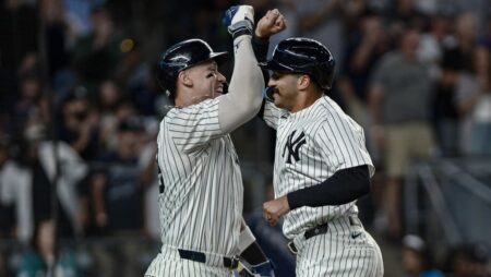 Trent Grisham, Jazz Chisholm Jr. combine for four home runs in Yankees' 7-2 win over Red Sox