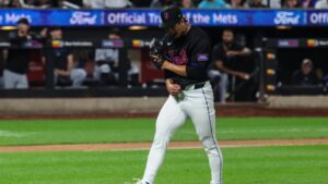 Jonah Tong proves worthy of MLB promotion amid Mets' postseason chase as latest homegrown pitching prospect succeeds
