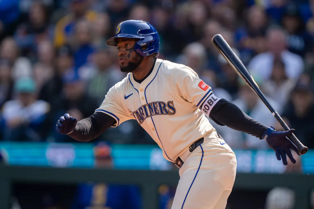 Mariners outfielder Víctor Robles suspended 10 games by MLB after throwing bat at pitcher in minors