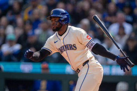 Mariners outfielder Víctor Robles suspended 10 games by MLB after throwing bat at pitcher in minors