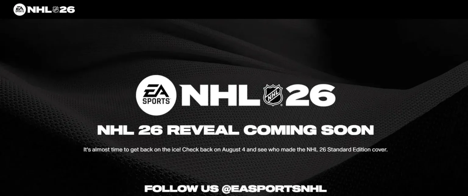 EA SPORTS To Announce NHL 26 Cover Athlete Aug. 4