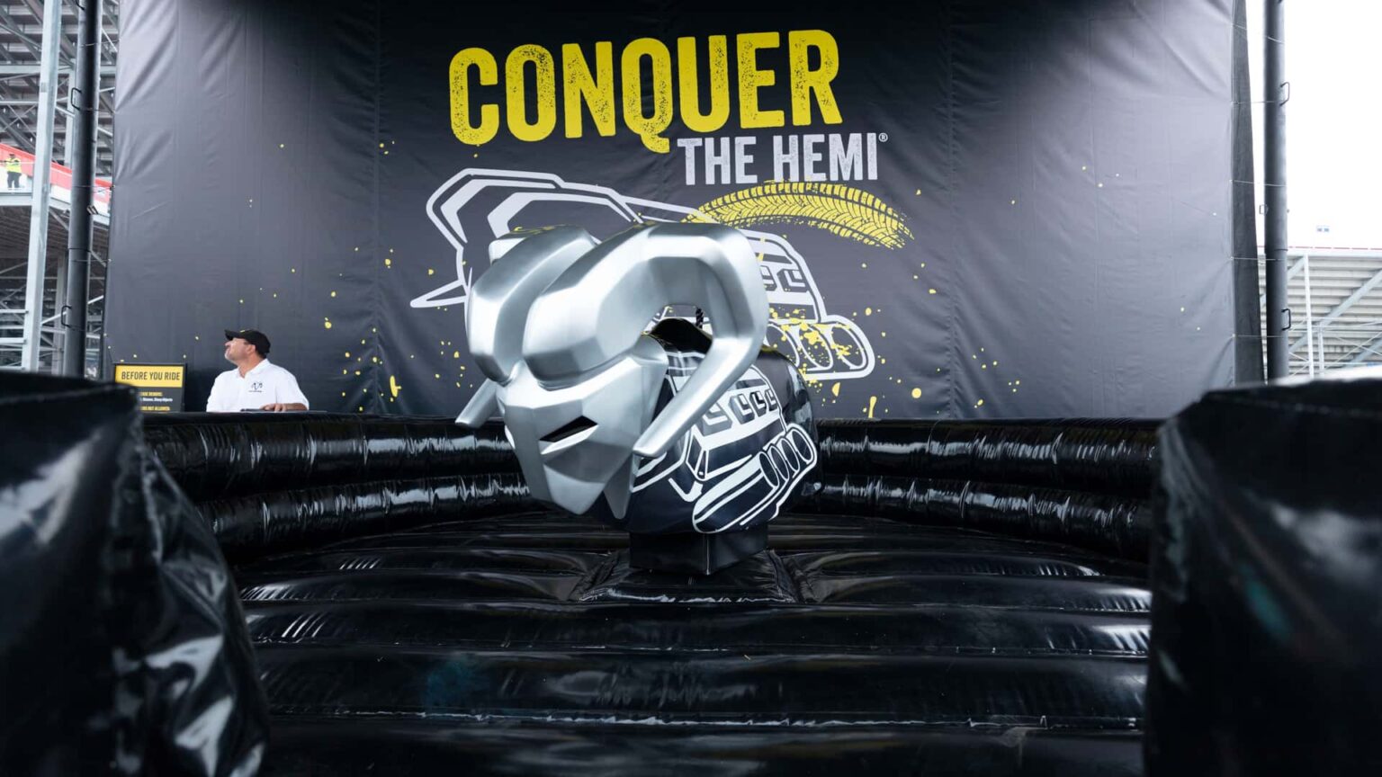 ‘This is Bull****’ Someone Stole Ram’s Hemi-Themed Mechanical Bull