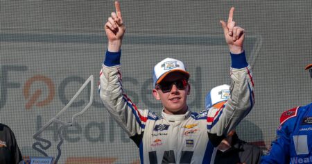 Connor Zilisch copies iconic Dale Earnhardt quote after Portland win, collarbone surgery: ‘It hurt so good’