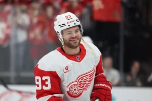 &quot;For Sure&quot;: Alex DeBrincat Says Red Wings Have Pieces In Place For Postseason Run