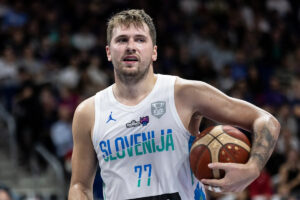 Luka Dončić has knee collision scare during Eurobasket exhibition, but avoids serious injury