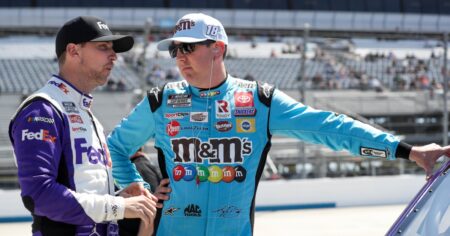 Denny Hamlin reveals he nearly did welfare check on Kyle Busch after Richmond: ‘He is hitting everything’