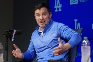 Plaschke: Andrew Friedman whiffs on the Dodgers’ urgent need for a closer