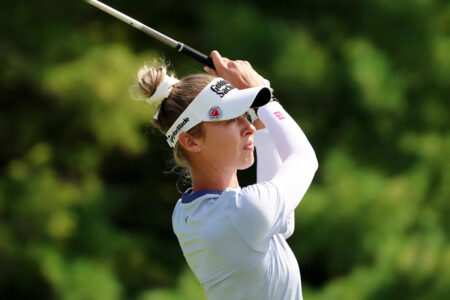 Allisen Corpuz finally sees results and shares Boston lead on LPGA