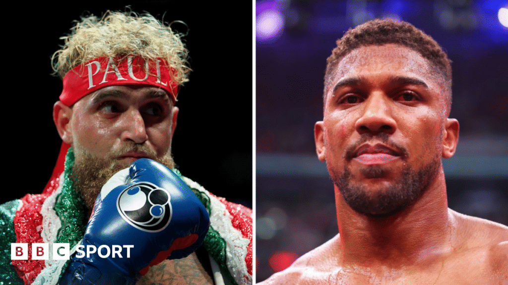 Jake Paul: Anthony Joshua ‘likely’ to fight Jake Paul next, says Eddie Hearn