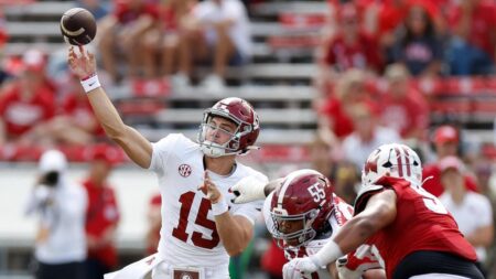 Why Nick Saban has ‘all the respect in the world’ for Alabama QB Ty Simpson ahead of first career start