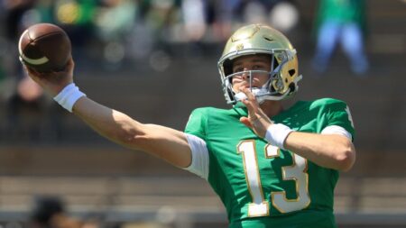 How CJ Carr edged out Kenny Minchey in ’50-50′ competition to become Notre Dame’s Week 1 QB