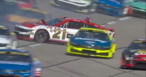 Josh Berry slams the wall on Lap 1 of Darlington NASCAR Playoff race, causes chaos early