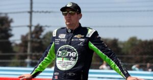 Kyle Busch fumes on radio after Ross Chastain divebomb sends Denny Hamlin into him