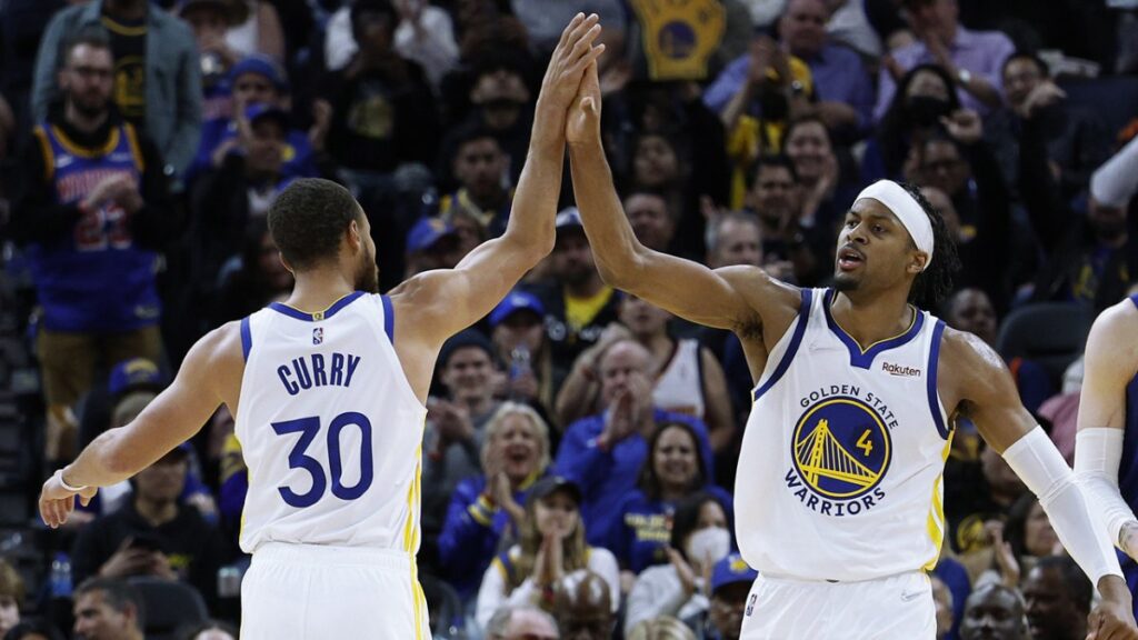 Moses Moody shares hilarious first encounter with Steph Curry – NBC Sports Bay Area & California