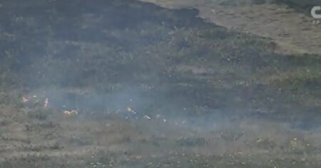 NASCAR Xfinity Series race causes grass fire at Portland, safety crew gets involved under green flag