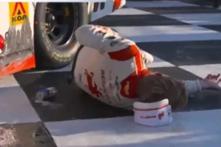 Connor Zilisch breaks collarbone in fall after NASCAR Xfinity win