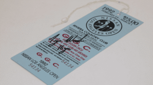 Ticket signed by 16-year-old Tiger Woods sells for k