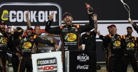 Richard Childress reacts to Austin Dillon’s upset win at Richmond, battle with Ryan Blaney in Stage 3