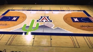 Ranking college basketball’s top floor designs: Arizona’s new catcus court tops the list of five best
