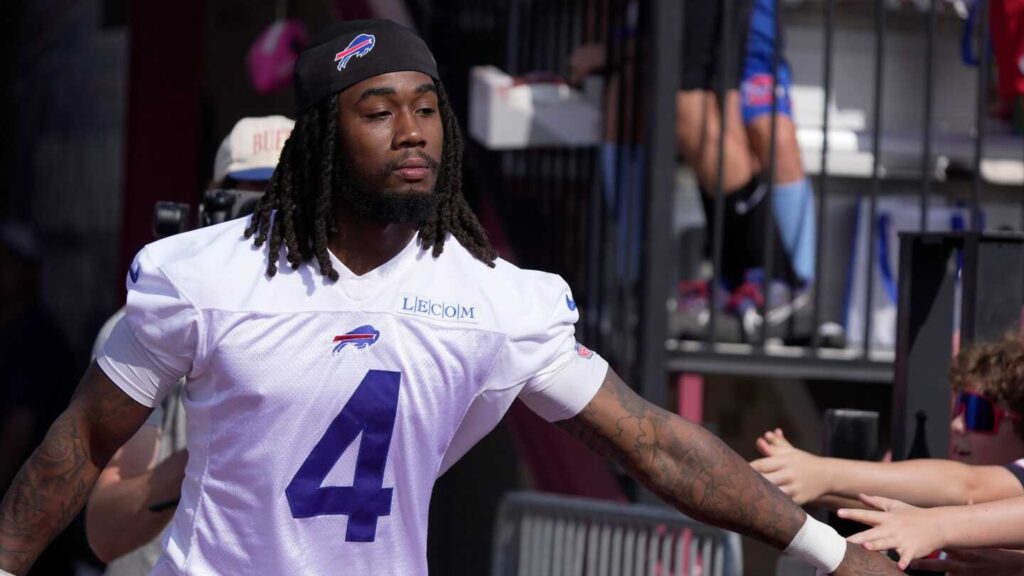 James Cook sits out Bills’ practice Sunday, calls it “business”