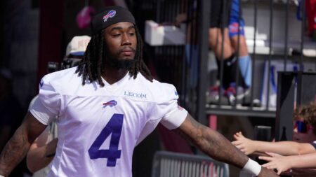 James Cook sits out Bills’ practice Sunday, calls it “business”