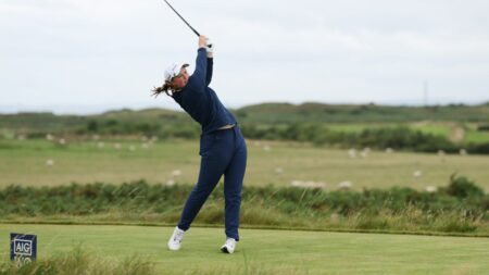 Lottie Woad’s second-round charge derailed by late triple bogey at AIG Women’s Open