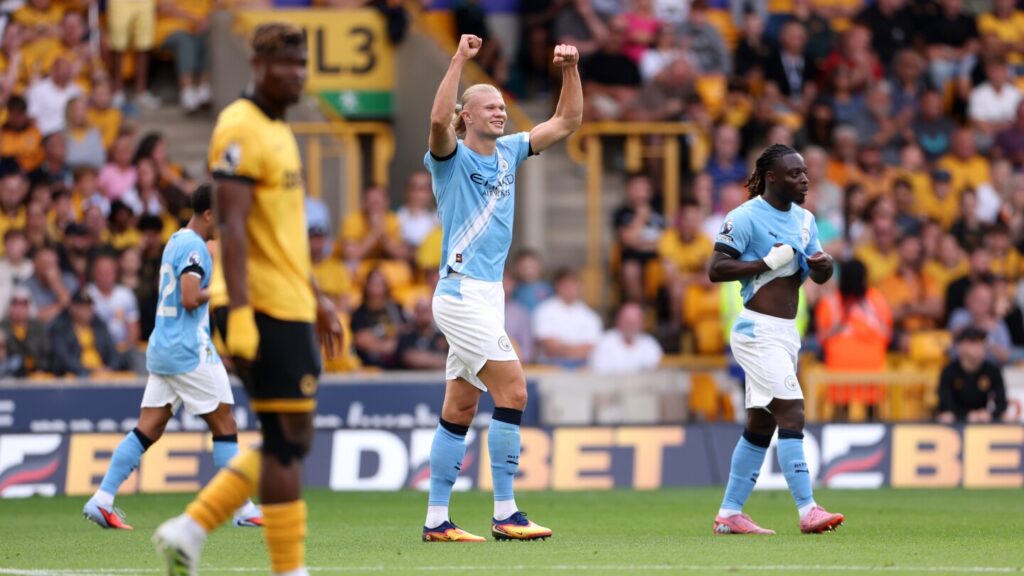 Wolves 0-4 Manchester City: Haaland, Reijnders lead picture-perfect start