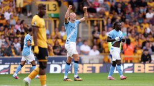 Wolves 0-4 Manchester City: Haaland, Reijnders lead picture-perfect start