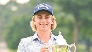 Lunden Esterline, Asterisk Talley win Junior PGA titles; Charlie Woods backs up to T-9