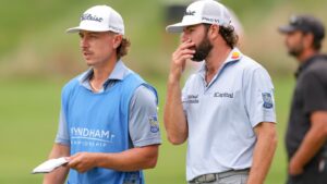 Cameron Young added his Wake Forest teammate as caddie and has been on a roll