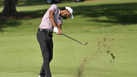 Akshay Bhatia fires 62 to lead FedEx St. Jude Championship, PGA Tour’s first playoff event