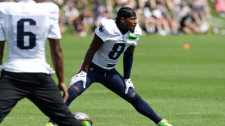Patriots receivers coach Todd Downing: Stefon Diggs is where we want him to be