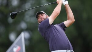 Out of bounds on East Lake’s toughest hole, Scottie Scheffler saves incredible bogey