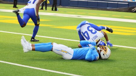 Rams S Tanner Ingle fined for hit that concussed Chargers WR Quentin Johnston