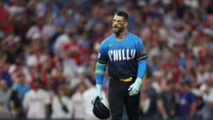 Phillies slugger Bryce Harper ejected following outburst over called third strike