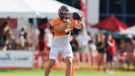 Baker Mayfield: I was in the middle of a practice fight with the Titans, it was fun